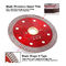 4.5 polegadas Multipurpose Wet Dry Diamond Cutting Disc Reforçado Circular Diamond Saw Blade